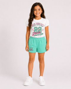 REF 608 SHORT Y BLUSA NIÑA