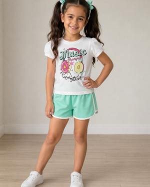 REF 603 SHORT Y BLUSA NIÑA