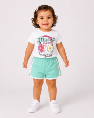 REF 603 SHORT Y BLUSA BEBE