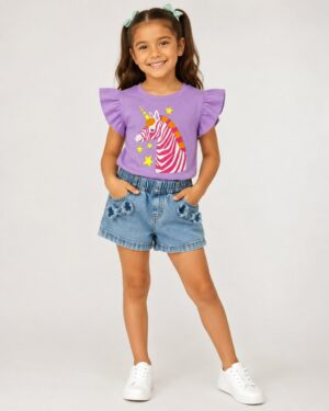 REF 638 SHORT Y BLUSA NIÑA