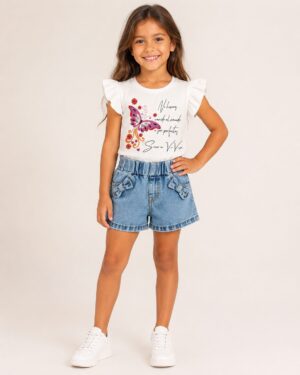 REF 638 SHORT Y BLUSA NIÑA