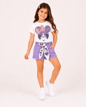 REF 637 SHORT Y BLUSA NIÑA