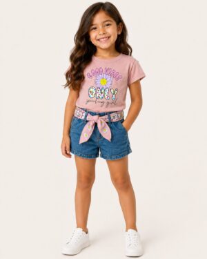 REF 640 SHORT Y BLUSA NIÑA