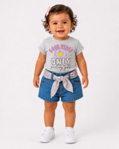 REF 640 SHORT Y BLUSA NIÑA