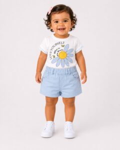 REF 639 SHORT Y BLUSA NIÑA