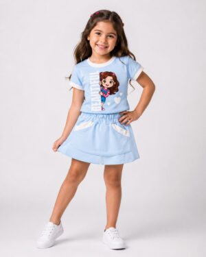 REF 633 ENGAÑADORA Y BLUSA NIÑA