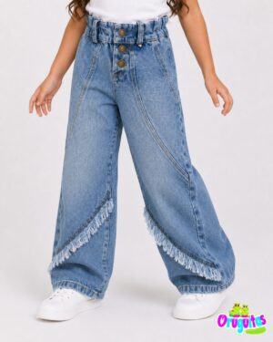 REF 621 PANTALON DENIM CON FLECOS